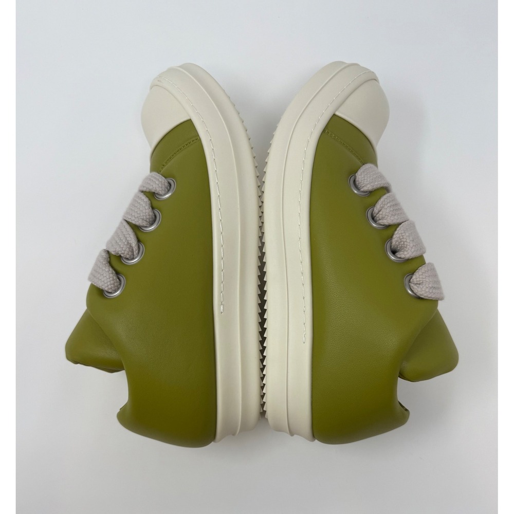 Rick Owens Mainline Padded Jumbo Lace Ramones Green Size 8 US 41 EU - Picture 4 of 8